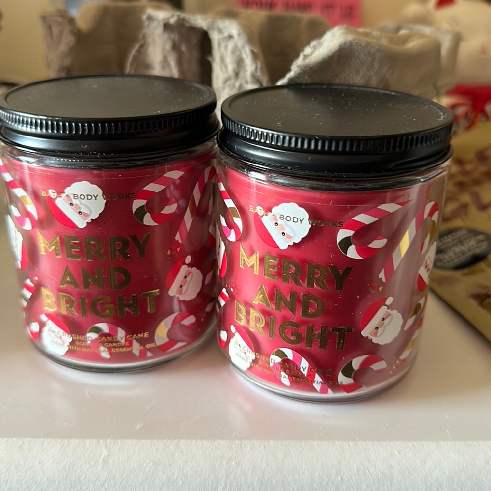 Bath and body works candles!